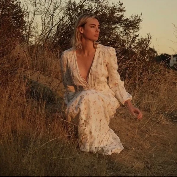 Reformation Chantal White Linen Dress size M - Picture 1 of 14